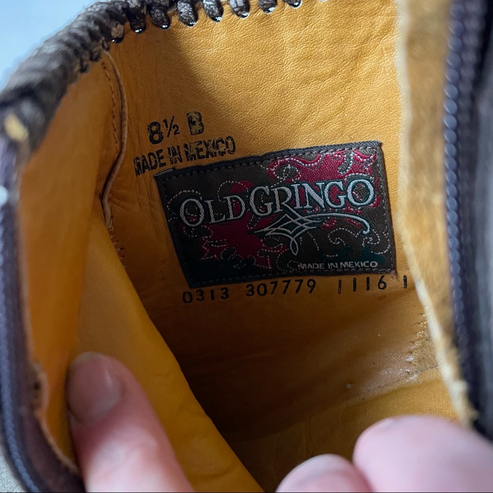 Old Gringo Adela Boots White Chocolate - Picture 7 of 9